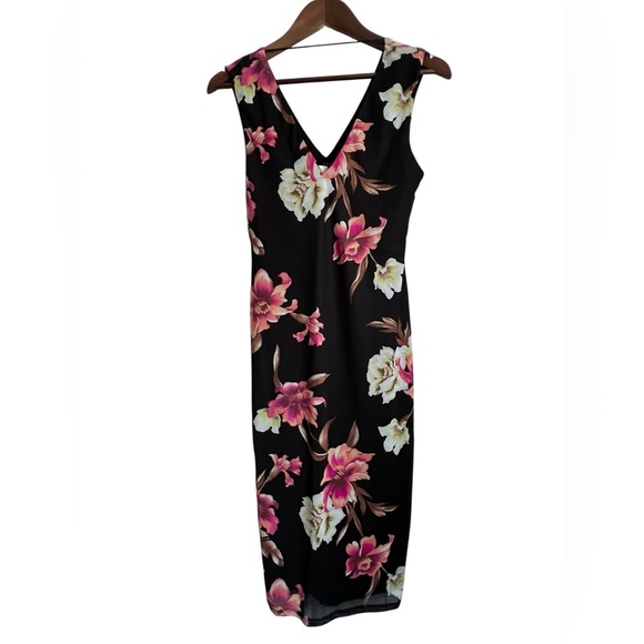AFRM Dresses & Skirts - AFRM Ariana Sleeveless Midi Dress in Noir Tropical NWT - Medium
